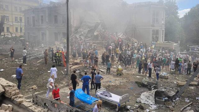 Duro ataque ruso a Hospital de Kiev deja varios muertos