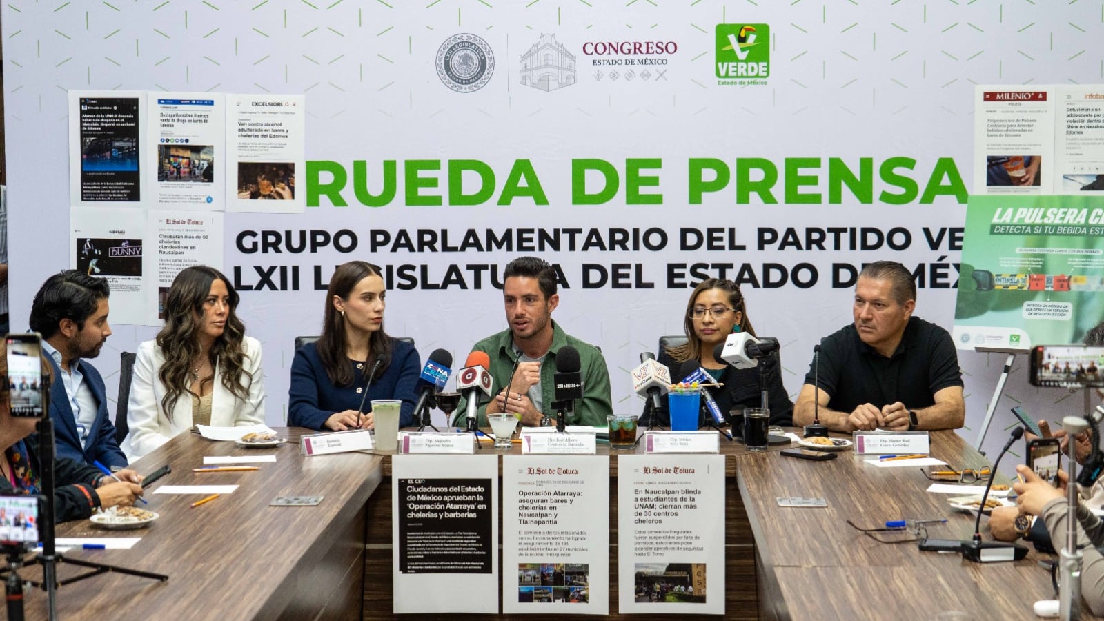 Pepe Couttolenc y el PVEM impulsa el uso de la “pulsera centinela” en bares del Estado de México