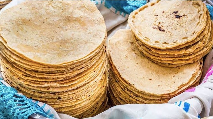 Tortilla de maíz