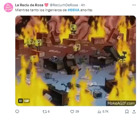 Memes por la caída de BBVA