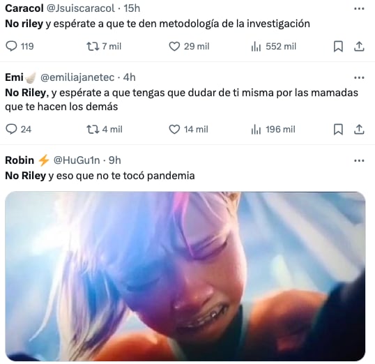 El ataque de ansiedad de RIley provoca los mejores memes