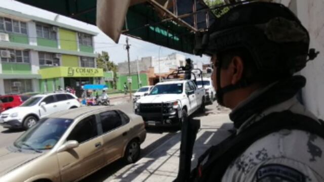 GN resguarda el Cobaes 26 de Culiacán, Sinaloa