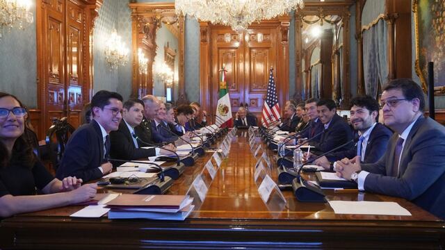 AMLO y un muy diverso gabinete se reunió con Elizabeth Sherwood-Randall: Entablaron temas de migración