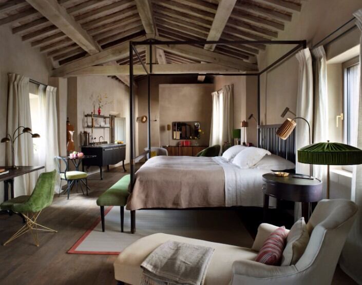 Hotel Castello di Reschio, lugar de ensueño en el que está Camila Sodi