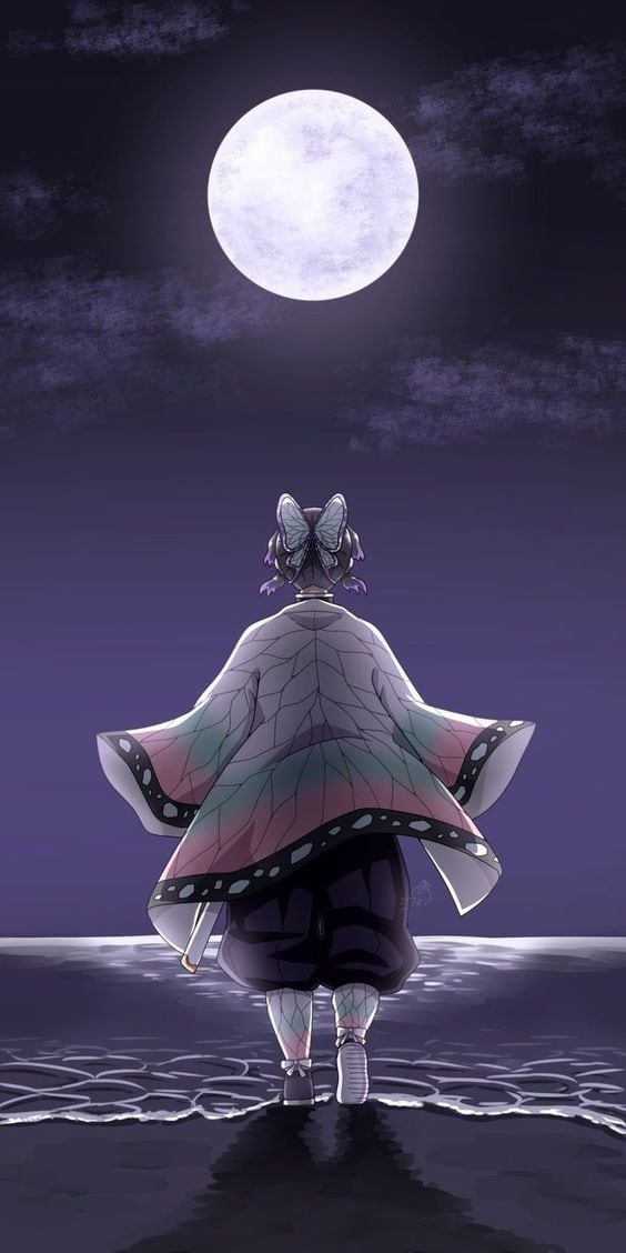 Fondo de Shinobu Kocho de Demon Slayer:Kimetsu no Yaiba