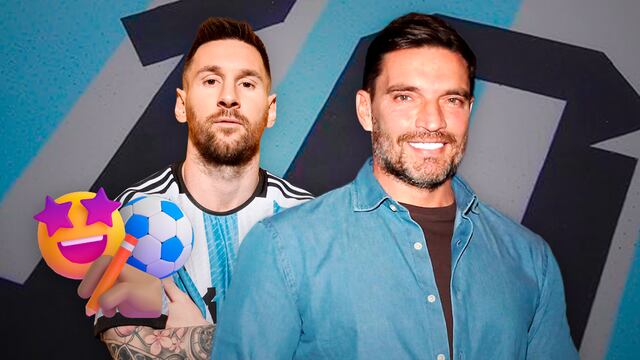 Julián Gil obtiene autógrafo de Lionel Messi 'la Pulga' y ahora se lo tatuará.