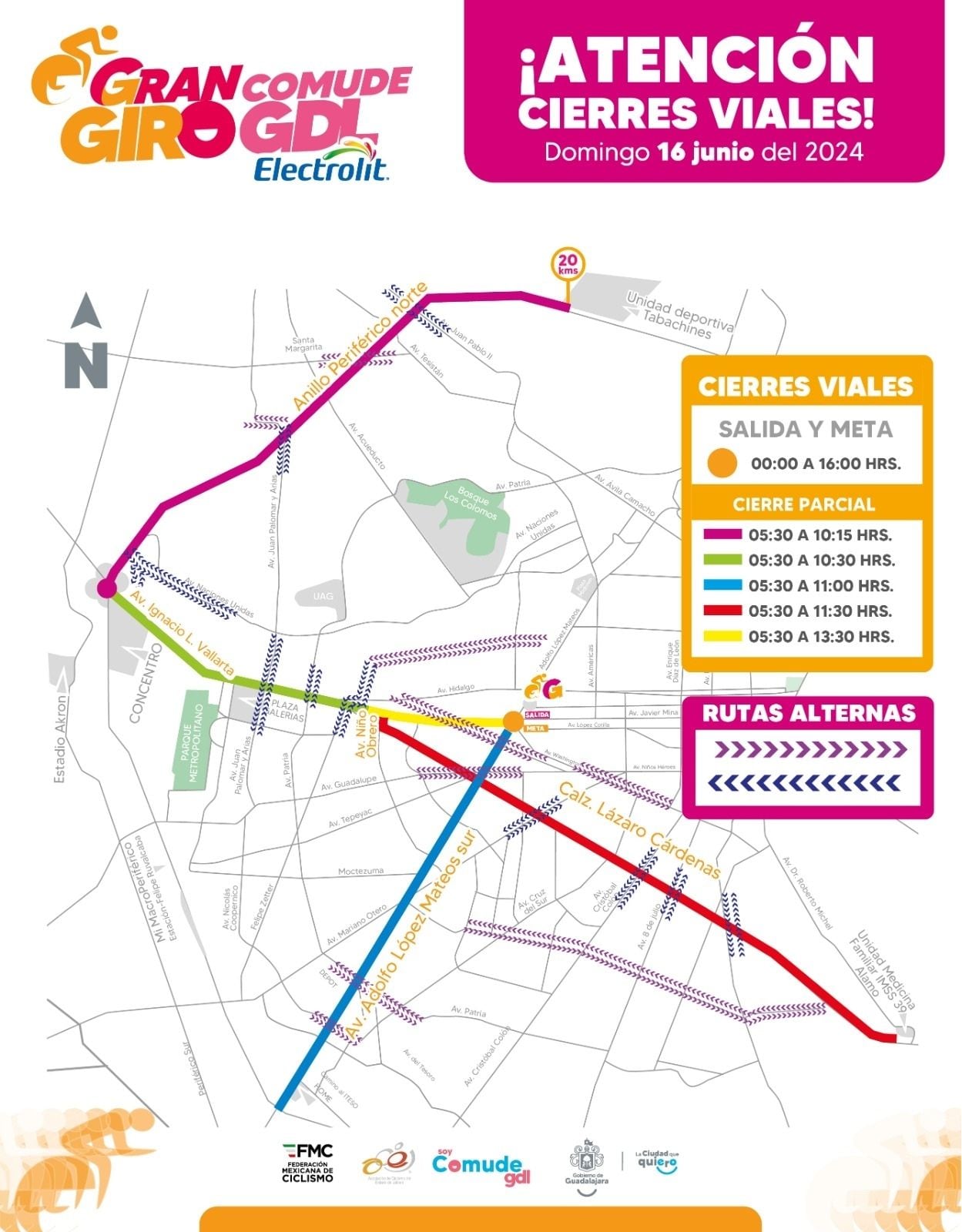 Gran Giro Comude Guadalajara Electrolit 2024