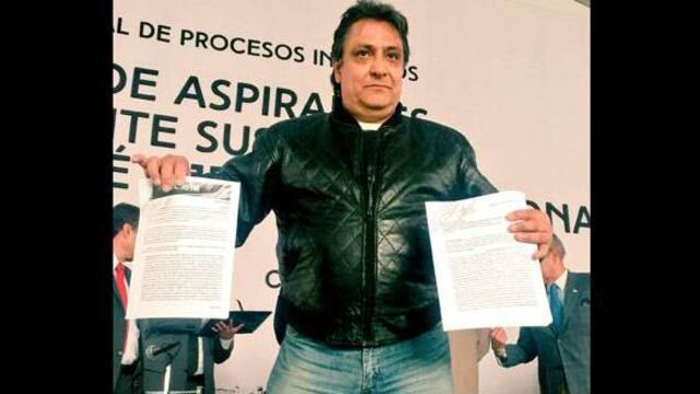 Hugo Díaz-Thomé. Registro de candidatura.