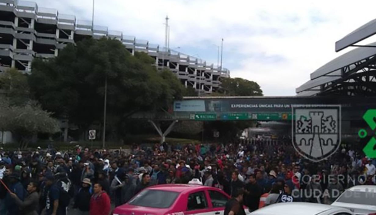 Protesta de policías federales-