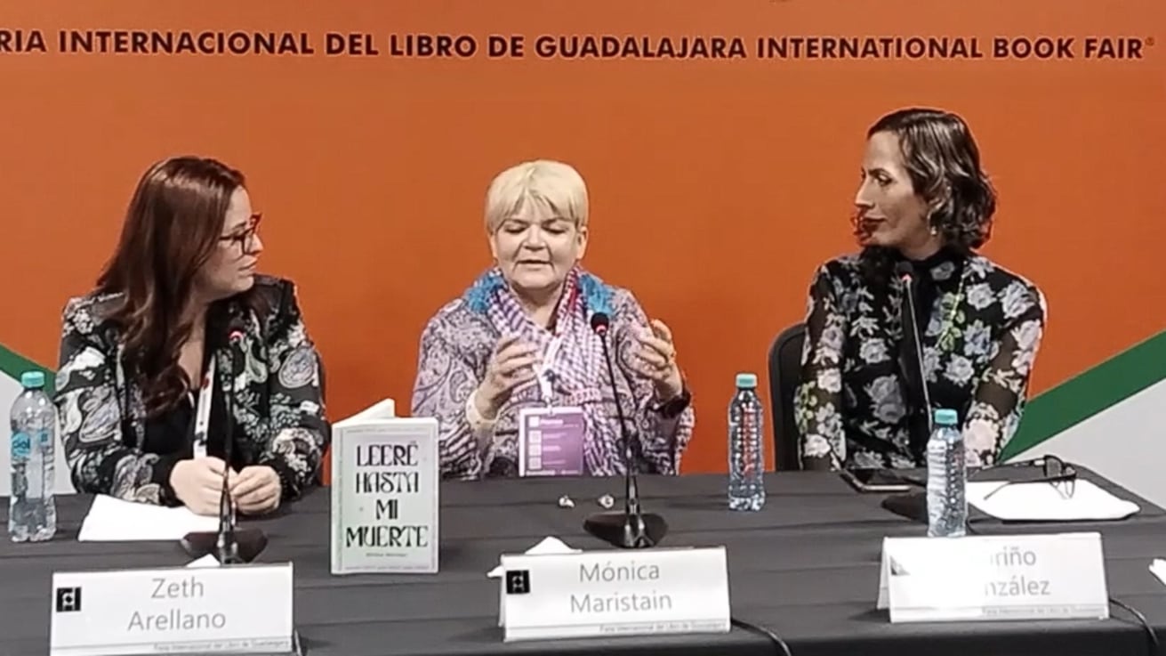Mónica Maristain se despidió con su libro “Leeré hasta mi muerte” en la FIL Guadalajara