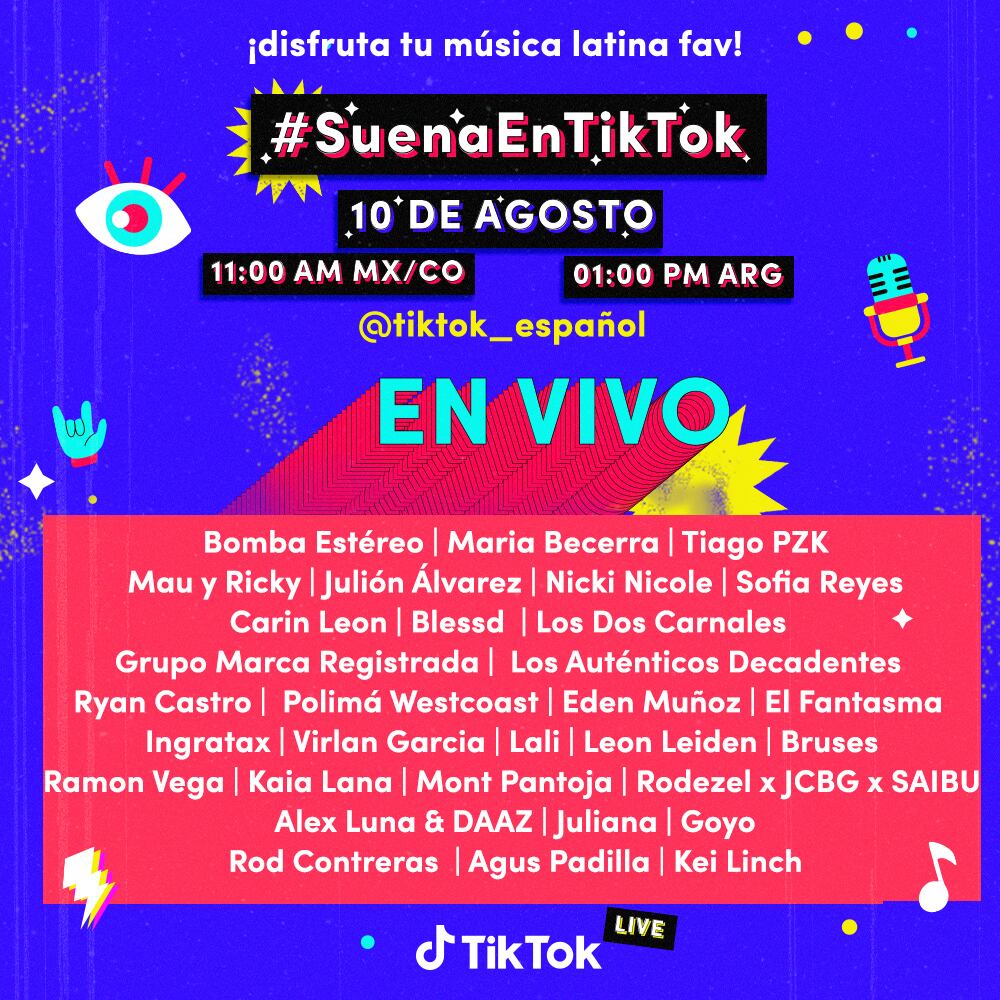 Suena en TikTok 2022: ¿Cuándo será el festival de música virtual?