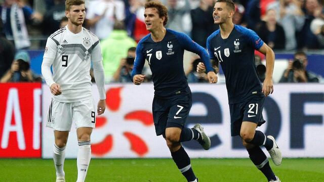 Griezmann marcó los goles para el triunfo francés