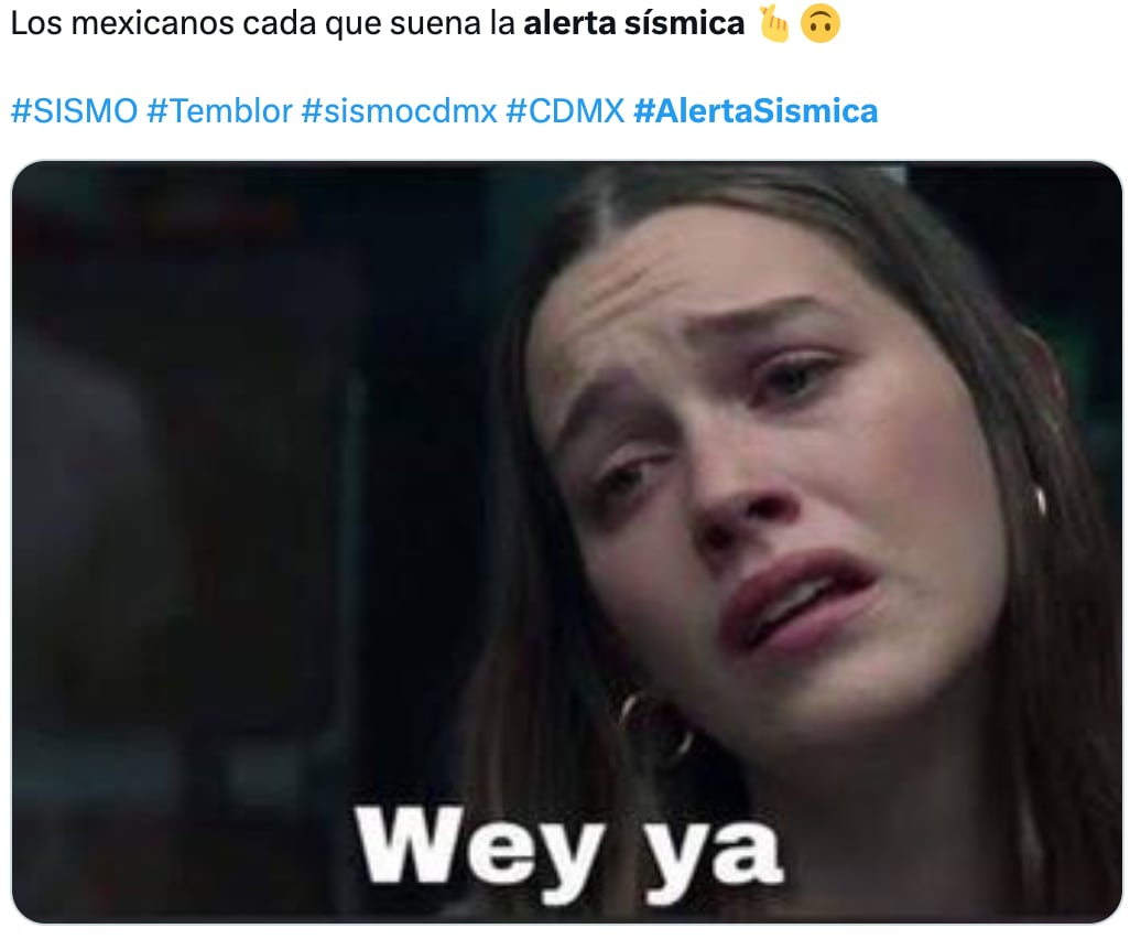 Memes se desatan tras la alerta sísmica activada por error