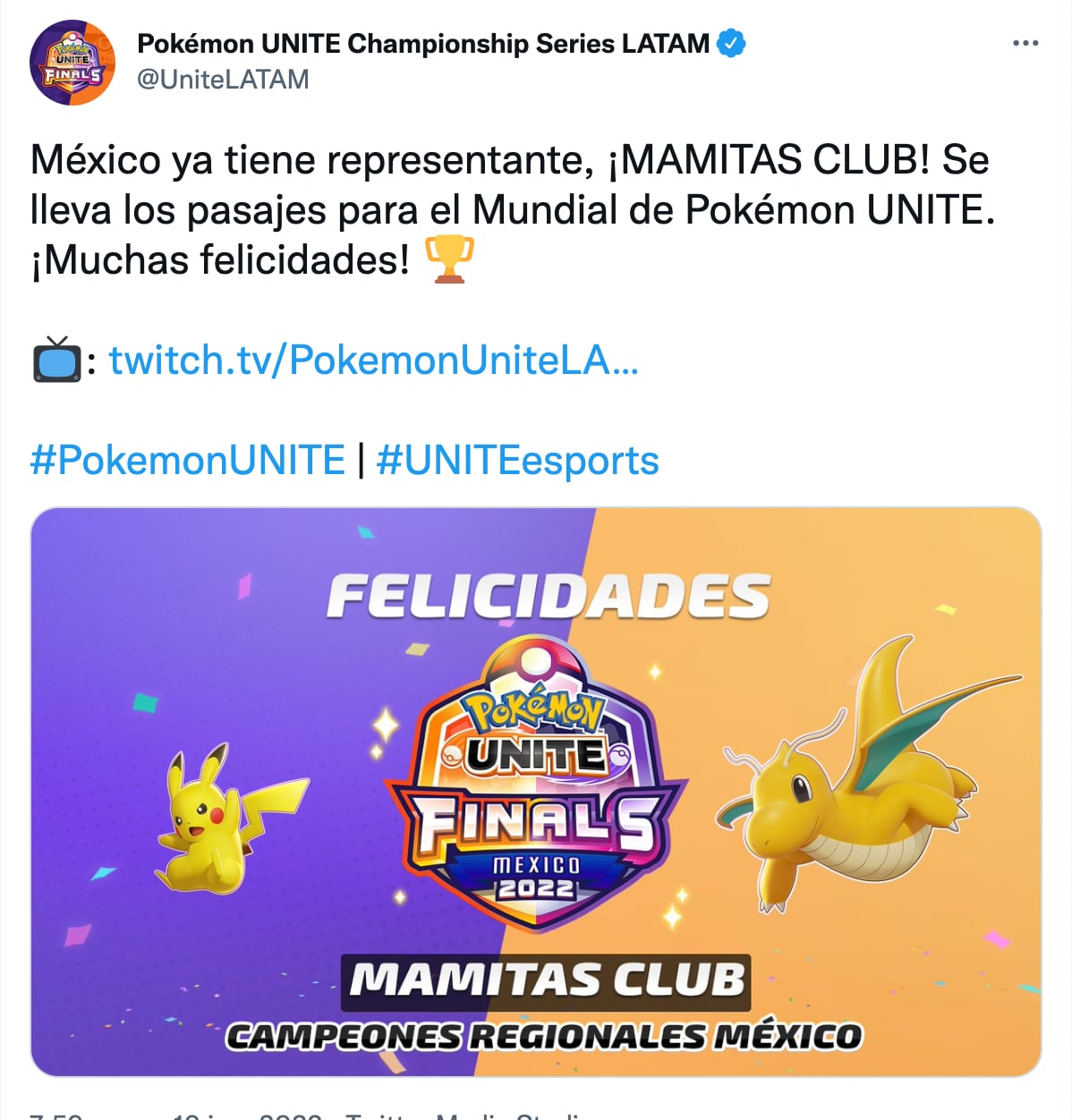 Mamitas Club en Pokémon Unite