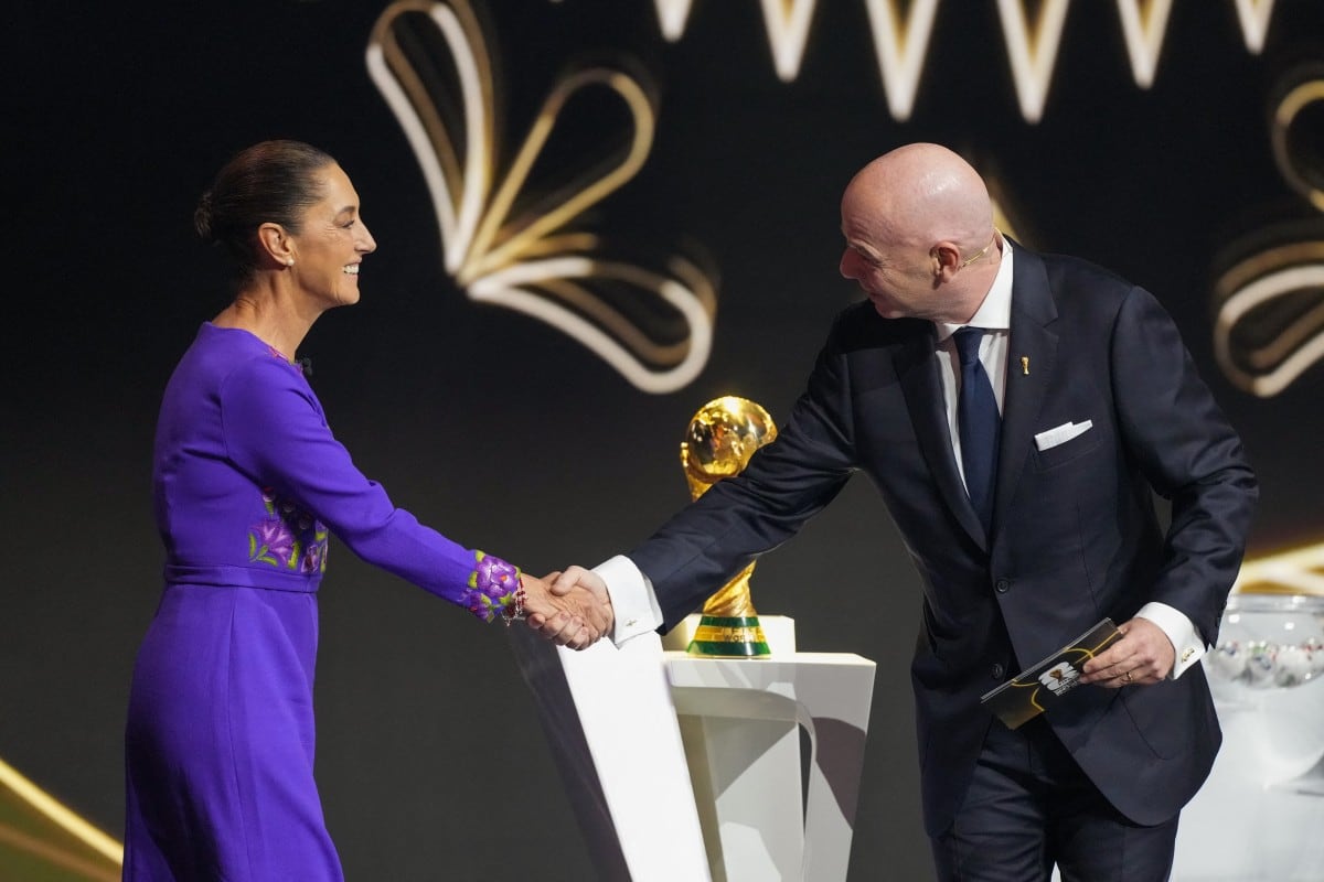 Sheinbaum destaca el Juego de Pelota en su mensaje en el sorteo del Mundial