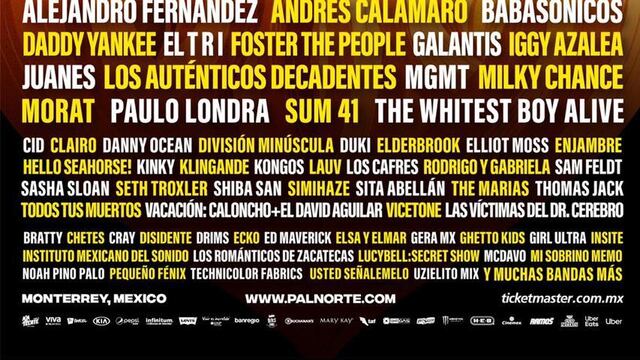 Cartel completo del Festival