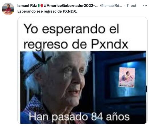 Regreso de PXNDX memes