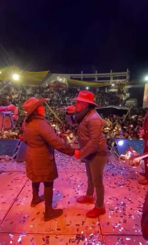 Pedida de matrimonio, Edwin Luna y la Trakalosa