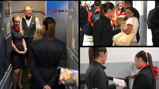Claudia en vuelo comercial. Y cuando AeroLula y AeroMerkel fallaron