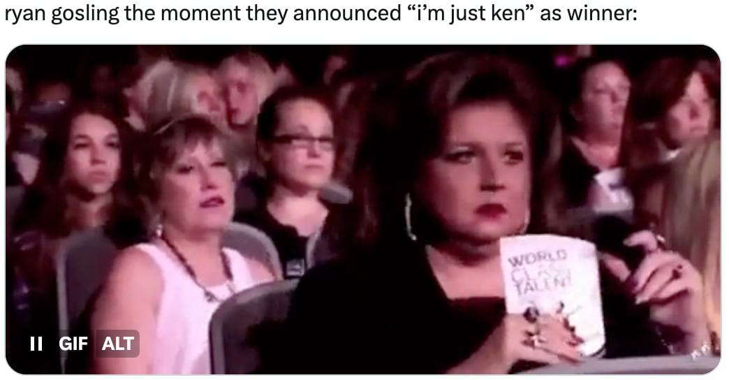 Los mejores memes de Ryan Gosling en los Critics Choice Awards