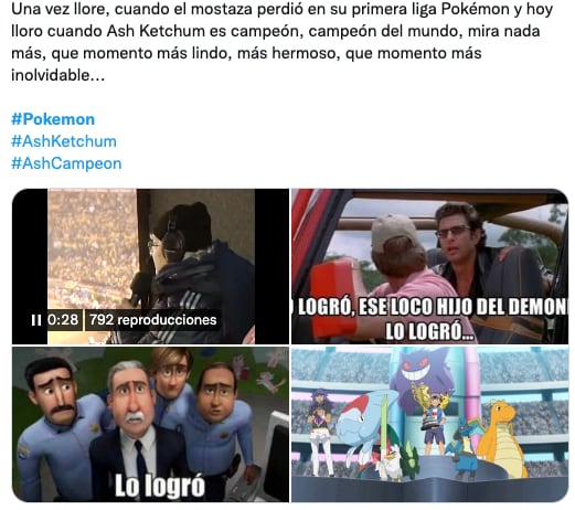Festejan con memes que Ash Ketchum ganó un campeonato después de 25 años
