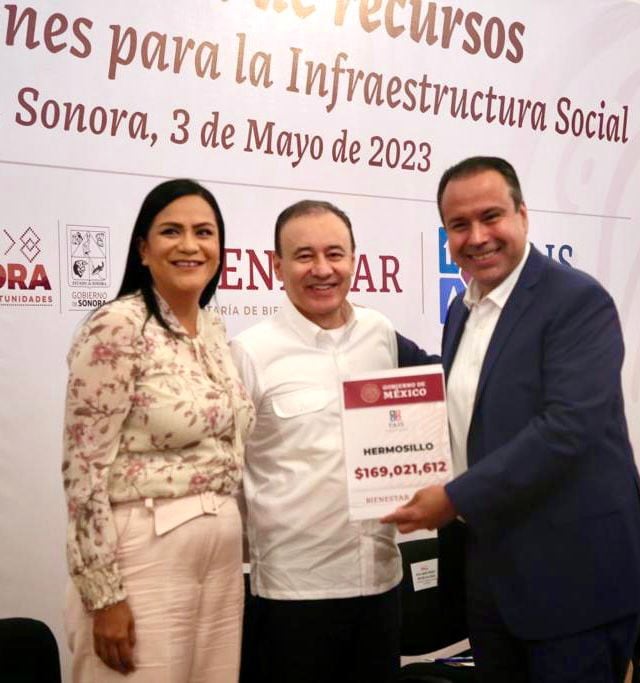 Ariadna Montiel y Alfonso Durazo anuncian monto oficial entregado