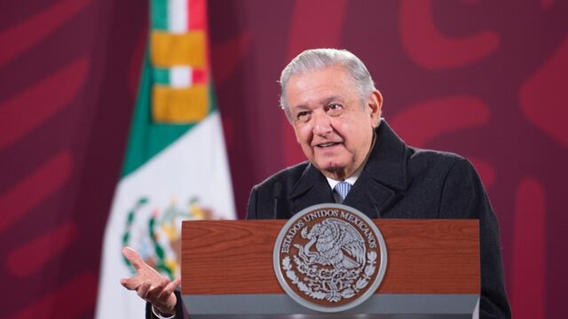AMLO en la conferencia mañanera