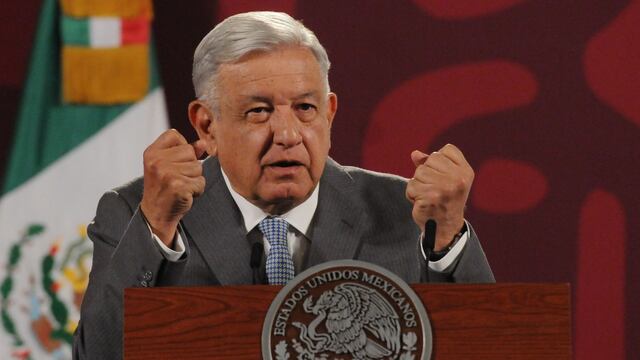 AMLO en su conferencia mañanera