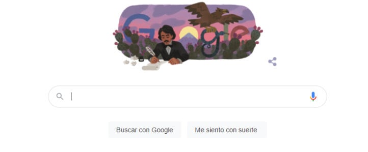 Francisco González Bocanegra, Doodle Google