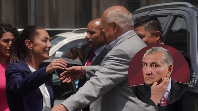 Algunos gobernadores en su llegada a Palacio Nacional