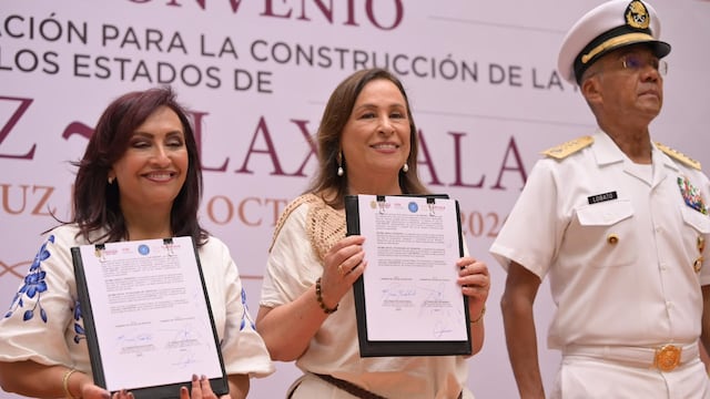 Rocío Nahle y Lorena Cuéllar firman convenio de seguridad
