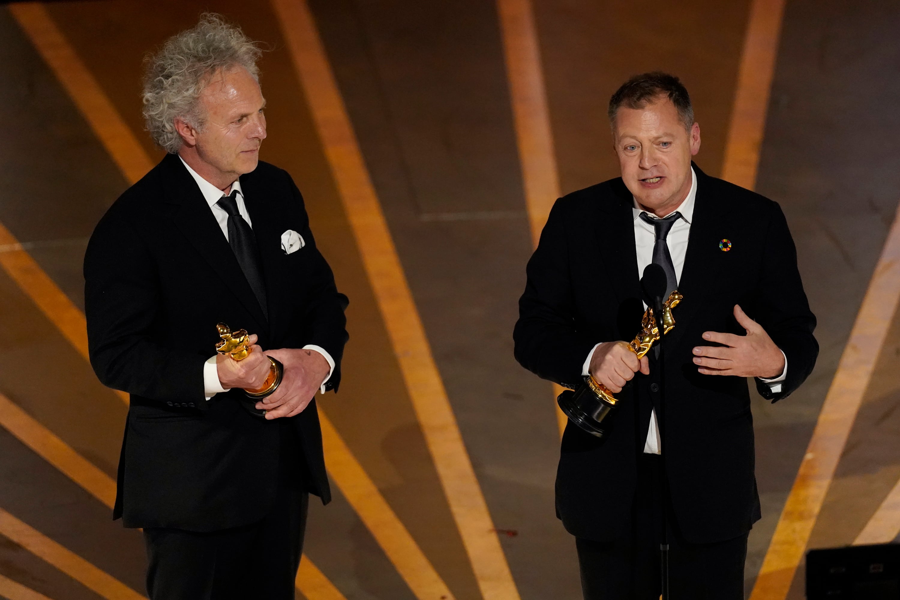 Charlie Mackesy y Matthew Freud, ganadores a Mejor Cortometraje Animado