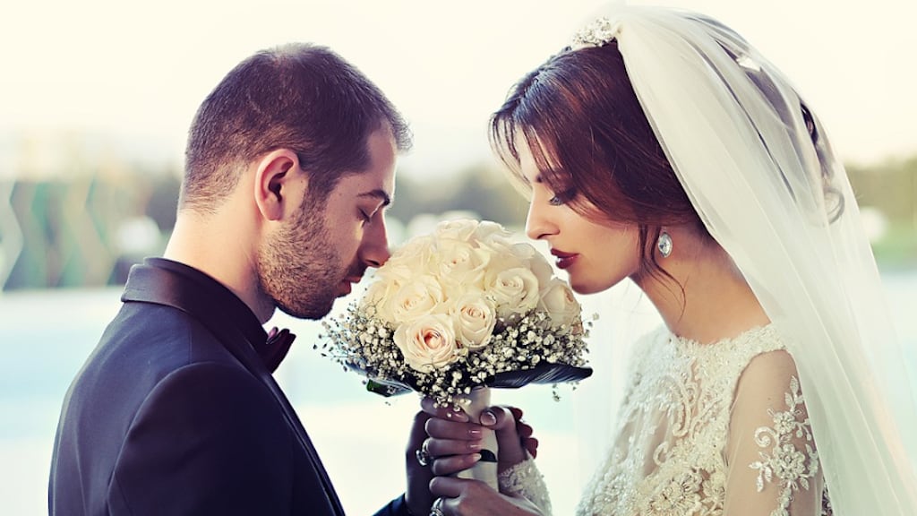 Pareja recién casada