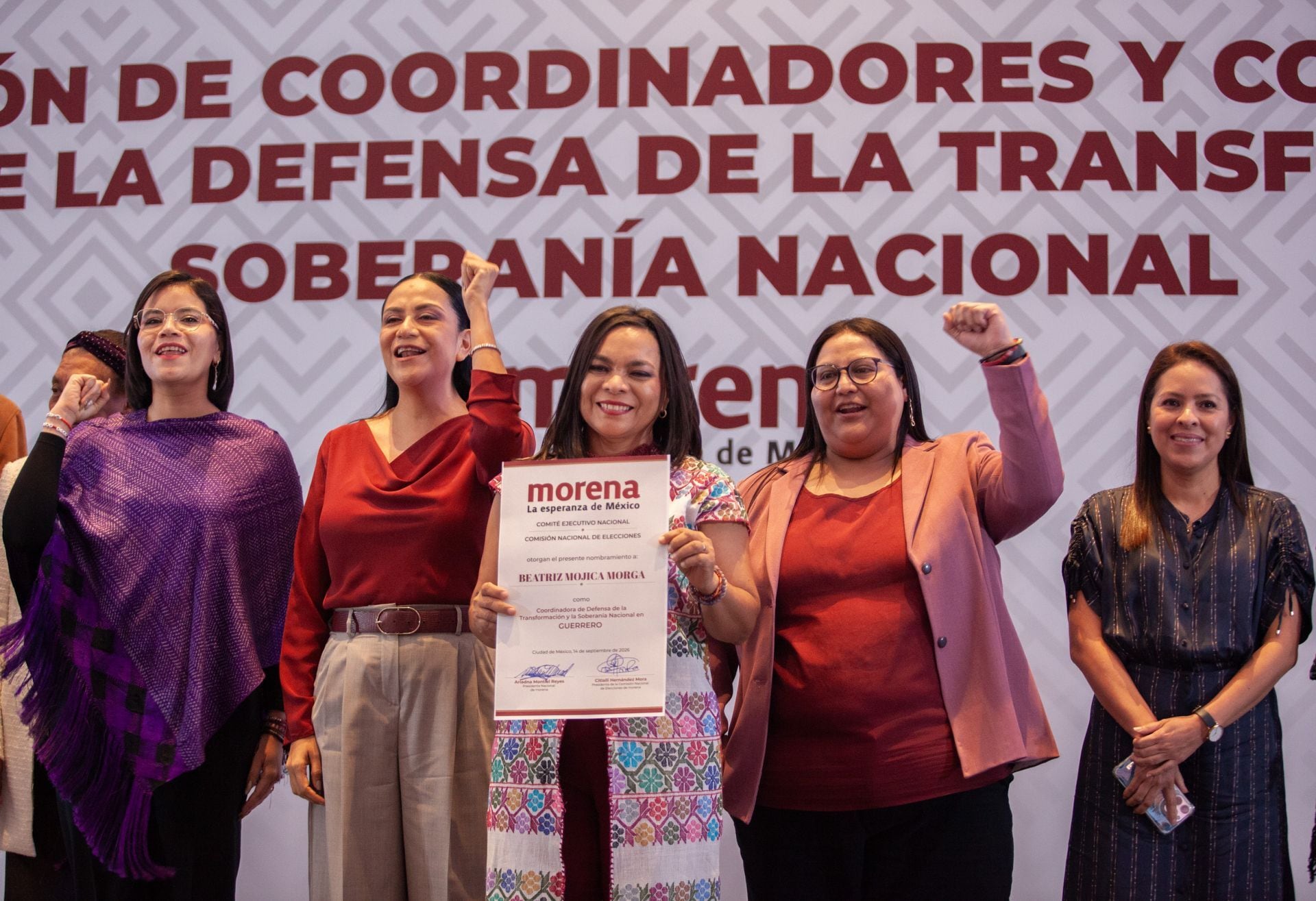 Beatriz Mojica: “La coordinación de Morena en Guerrero no es un reconocimiento personal”