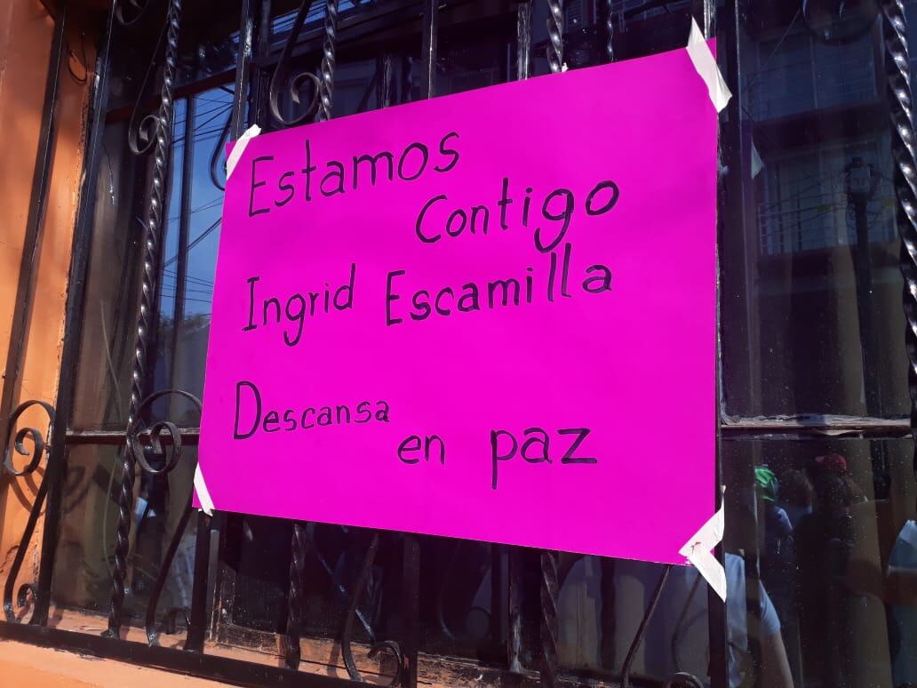 Apoyo de vecinos en calle Tamagno.