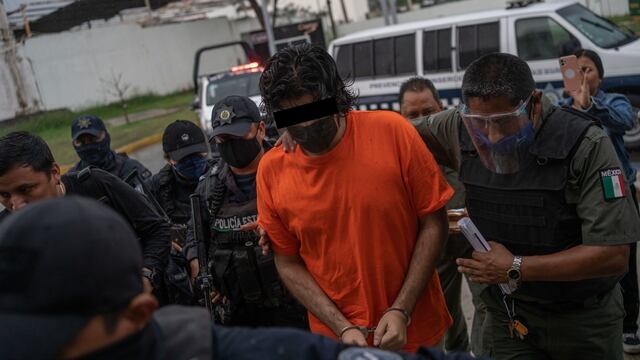 Marlon "N" al llegar a su audiencia