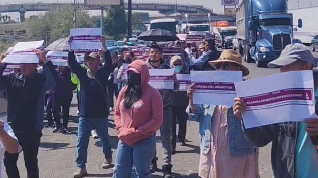 Protestan en Tepotzotlán por colonia “Cuarta Transformación”