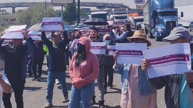 Protestan en Tepotzotlán por colonia “Cuarta Transformación”