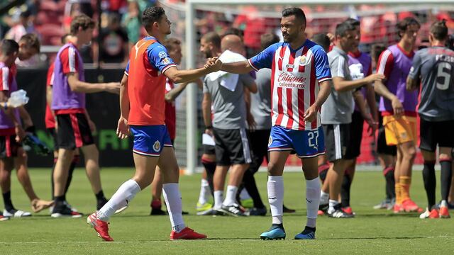 Chivas luego de caer ante Benfica.