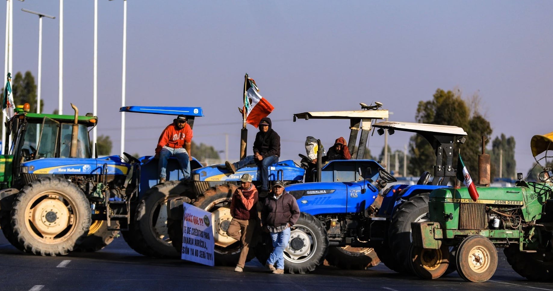 Bloqueo de Transportistas y Agricultores