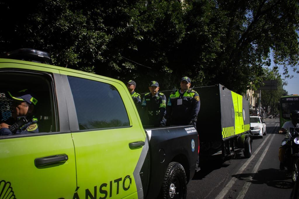 Policías de tránsito de la CDMX