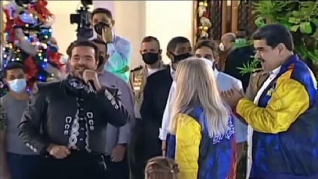 Pablo Montero y Nicolás Maduro