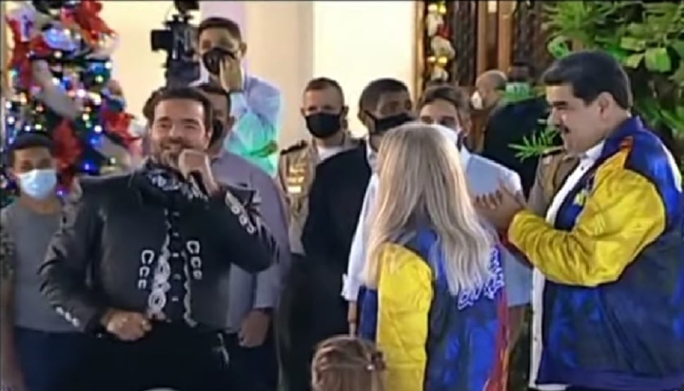 Pablo Montero y Nicolás Maduro