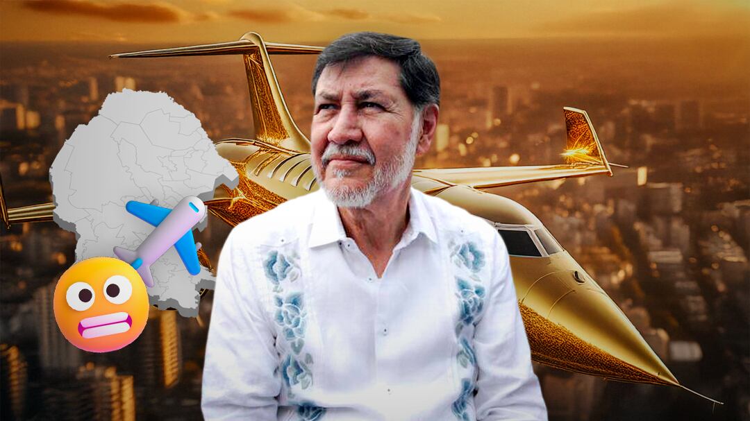 Noroña desata debate por viaje en avión privado rumbo a Coahuila