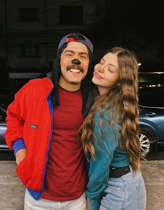 Daniela Parra y su novio