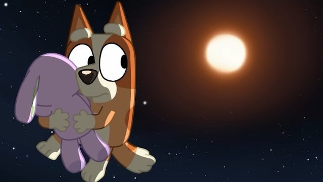 Bingo sueña con ir al espacio, capítulo de Bluey
