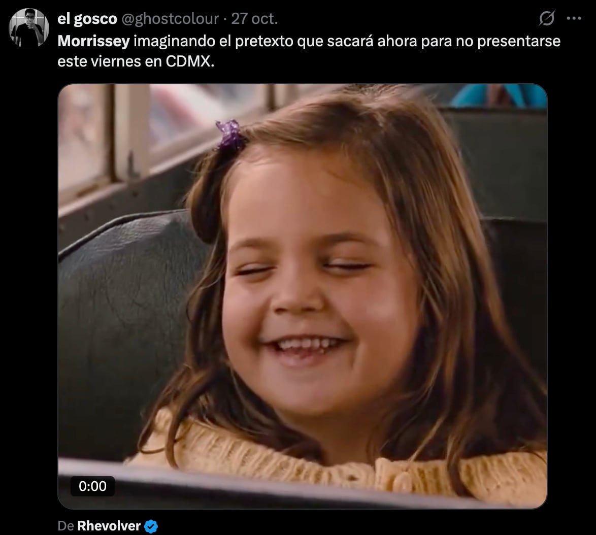 Morrissey cancela sus conciertos en México y provoca memes