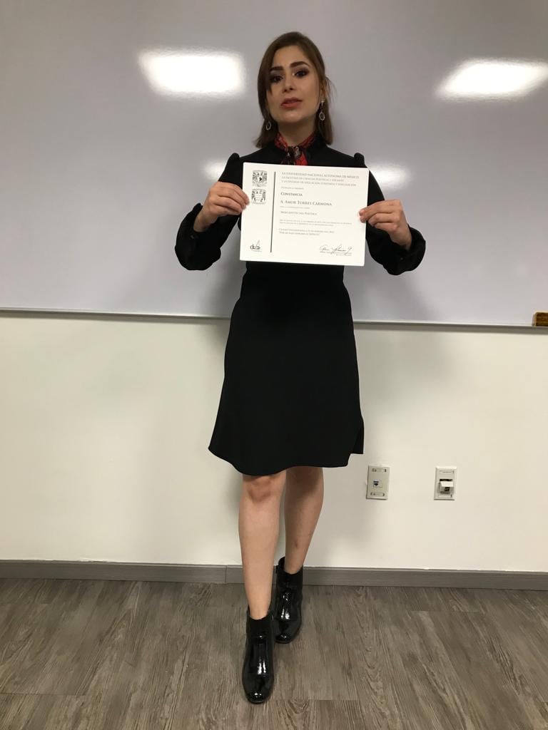 Amor Torres Carmona, prima de Claudia Balderas