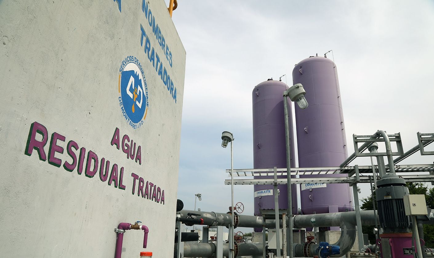 Planta de purificación de agua en Pesquería