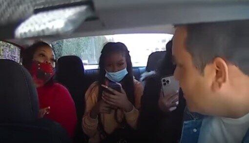 Agresión a conductor de Uber